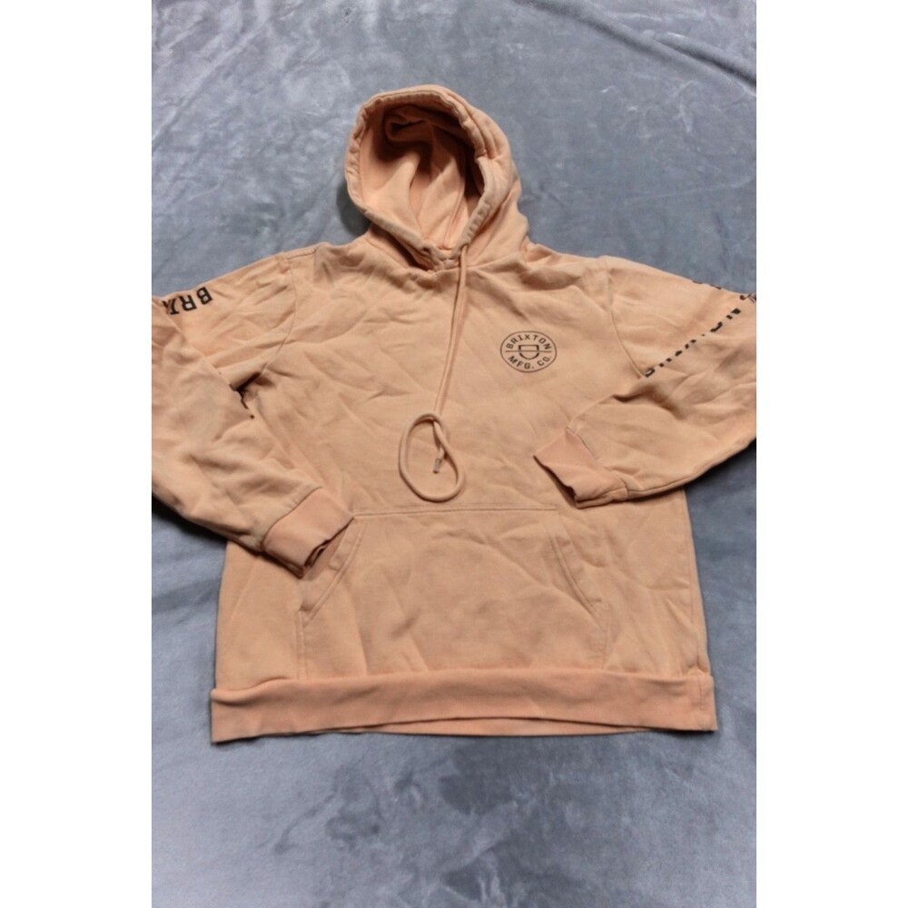 Brixton Men's Small Beige‎ Sand Hubal Pullover Hoodie